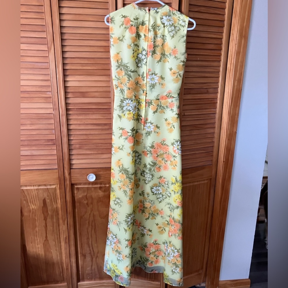 Vintage Floral Maxi Dress - Picture 4 of 6